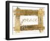 Gold Peace-Patricia Pinto-Framed Art Print