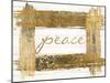 Gold Peace-Patricia Pinto-Mounted Art Print