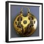 Gold Pendant (Kol) with the Sirin Birds, 11th-12th Century-null-Framed Photographic Print