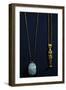 Gold Pendant of Isis and Feldspar Scarab-null-Framed Giclee Print