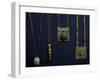 Gold Pendant of Isis and Pectoral Decorated with Scarab-null-Framed Giclee Print