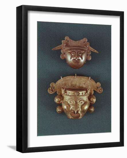 Gold Pendants Originating from Colombia-null-Framed Giclee Print