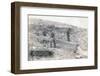 Gold placer mining, Rockerville, 1889-John C. H. Grabill-Framed Photographic Print