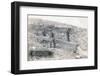 Gold placer mining, Rockerville, 1889-John C. H. Grabill-Framed Photographic Print