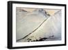 Gold Prospectors Crossing Chilkoot Pass-null-Framed Giclee Print