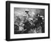 Gold Prospectors on the Move to Yukon Territory, Canada, During the Klondike Gold Rush-null-Framed Giclee Print