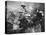 Gold Prospectors on the Move to Yukon Territory, Canada, During the Klondike Gold Rush-null-Stretched Canvas