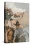 Gold Prospectors on the Way to Coolgardie, Australia-George Harding-Stretched Canvas