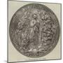 Gold Repousse Medallion, by a Vechte-null-Mounted Giclee Print