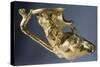 Gold Rhyton in Shape of Stag's Head with Mythological Scenes and Handle in Shape of Lion-null-Stretched Canvas