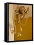 Gold Ribbon Trailing over Cherub Figure in Corner of Room-Richard Bryant-Framed Stretched Canvas