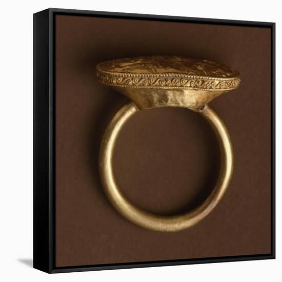 Gold Ring, from Cerveteri-null-Framed Stretched Canvas