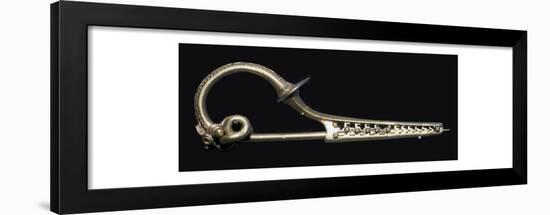 Gold Roman fibula, 1st century-Unknown-Framed Giclee Print