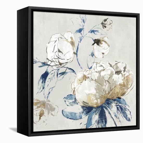 Gold Rosa II-Asia Jensen-Framed Stretched Canvas