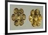 Gold Rosette Ornaments from Milos-null-Framed Giclee Print