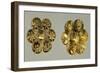 Gold Rosette Ornaments from Milos-null-Framed Giclee Print