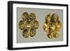 Gold Rosette Ornaments from Milos-null-Framed Giclee Print