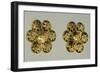 Gold Rosette Ornaments from Milos-null-Framed Giclee Print