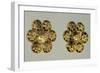 Gold Rosette Ornaments from Milos-null-Framed Giclee Print