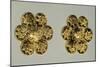Gold Rosette Ornaments from Milos-null-Mounted Giclee Print
