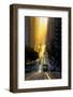 Gold Rush, San Francisco, Magical California Street Sunrise Light-Vincent James-Framed Photographic Print