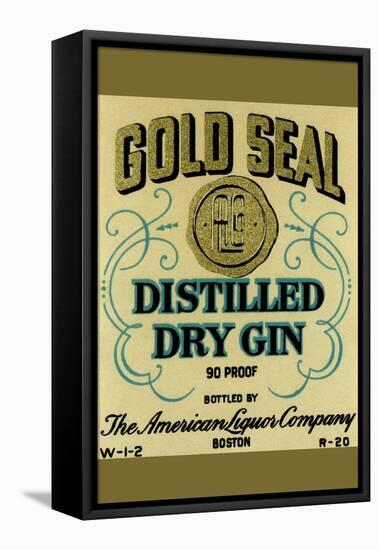 Gold Seal Distiller Dry Gin-null-Framed Stretched Canvas