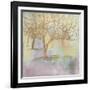 Gold Serene Forest II-Patricia Pinto-Framed Art Print