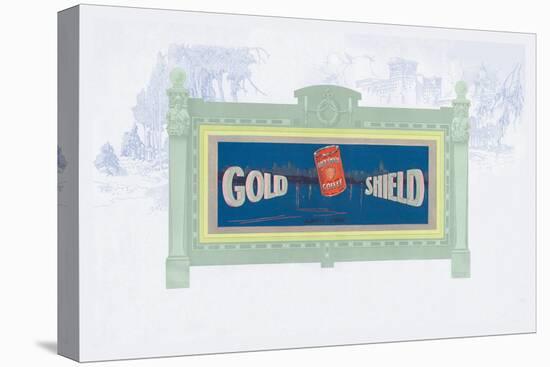 Gold Shield Coffee-null-Stretched Canvas