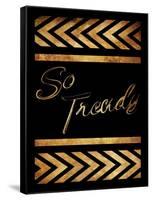 Gold So Trendy-Jace Grey-Framed Stretched Canvas