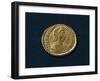 Gold Solidus Bearing Image of Emperor Valentinian Iii Wearing Laurel Crown, Recto, Roman Coins-null-Framed Giclee Print