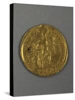 Gold Solidus of Constantine Iii, Minted in Arles, France, 407-411 AD-null-Stretched Canvas