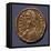 Gold Solidus of Honorius Bearing Image of Emperor, Minted in Ravenna, Recto, Roman Coins-null-Framed Stretched Canvas