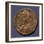 Gold Solidus of Honorius Bearing Image of Emperor, Minted in Ravenna, Recto, Roman Coins-null-Framed Giclee Print