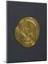 Gold Solidus of Justinian Great, Byzantine Emperor, Verso, Byzantine Coins, 6th Century-null-Mounted Premium Giclee Print