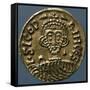 Gold Solidus of Sicone I, Prince of Benevento, Recto, Lombard Coins, 9th Century-null-Framed Stretched Canvas