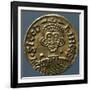 Gold Solidus of Sicone I, Prince of Benevento, Recto, Lombard Coins, 9th Century-null-Framed Giclee Print