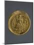 Gold Solidus of Theodosius II, Byzantine Emperor, Recto, Byzantine Coins, 5th Century-null-Mounted Giclee Print