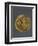 Gold Solidus of Theodosius II, Byzantine Emperor, Recto, Byzantine Coins, 5th Century-null-Framed Premium Giclee Print