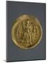 Gold Solidus of Theodosius II, Byzantine Emperor, Recto, Byzantine Coins, 5th Century-null-Mounted Premium Giclee Print