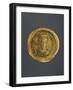 Gold Solidus of Theodosius II, Byzantine Emperor, Recto, Byzantine Coins, 5th Century-null-Framed Giclee Print