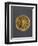 Gold Solidus of Theodosius II, Byzantine Emperor, Recto, Byzantine Coins, 5th Century-null-Framed Premium Giclee Print