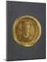 Gold Solidus of Theodosius II, Byzantine Emperor, Recto, Byzantine Coins, 5th Century-null-Mounted Premium Giclee Print