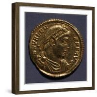 Gold Solidus of Valeno, 364-378, Roman Coins AD-null-Framed Giclee Print