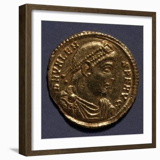 Gold Solidus of Valeno, 364-378, Roman Coins AD-null-Framed Giclee Print