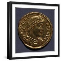 Gold Solidus of Valeno, 364-378, Roman Coins AD-null-Framed Giclee Print