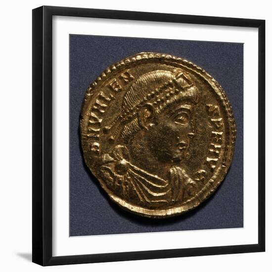 Gold Solidus of Valeno, 364-378, Roman Coins AD-null-Framed Giclee Print