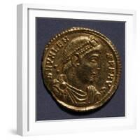 Gold Solidus of Valeno, 364-378, Roman Coins AD-null-Framed Giclee Print