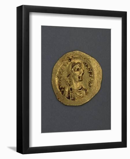 Gold Solidus, Recto, Byzantine Coins-null-Framed Premium Giclee Print