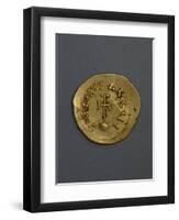 Gold Solidus, Verso, Byzantine Coins-null-Framed Premium Giclee Print