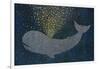 Gold Spraying Whale-Cora Niele-Framed Giclee Print